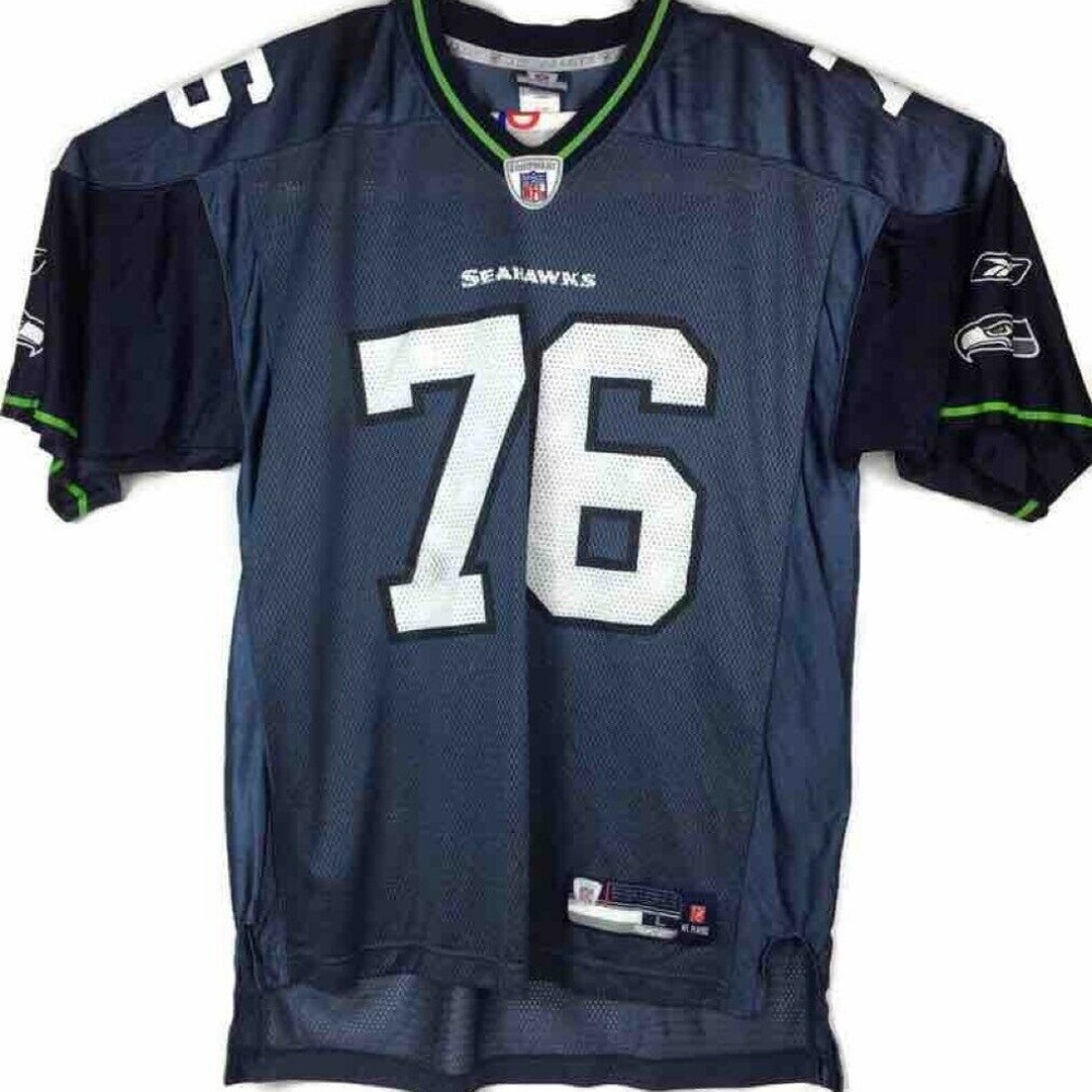 Reebok NFL Jersey Seattle Seahawks Russell Okung L